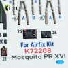 Kelik K72208 Mosquito PR.XVI - interior 3D decals for Airfix kit (1/72)
